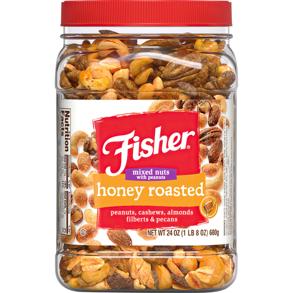 Fisher Honey Roasted Mixed Nuts with Peanuts