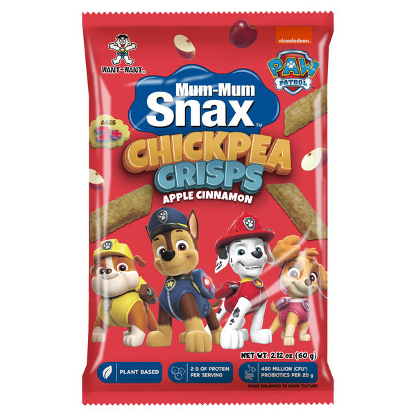 Mum-mum Snax Apple Cinnamon Ages 2+ Chickpea Crisps