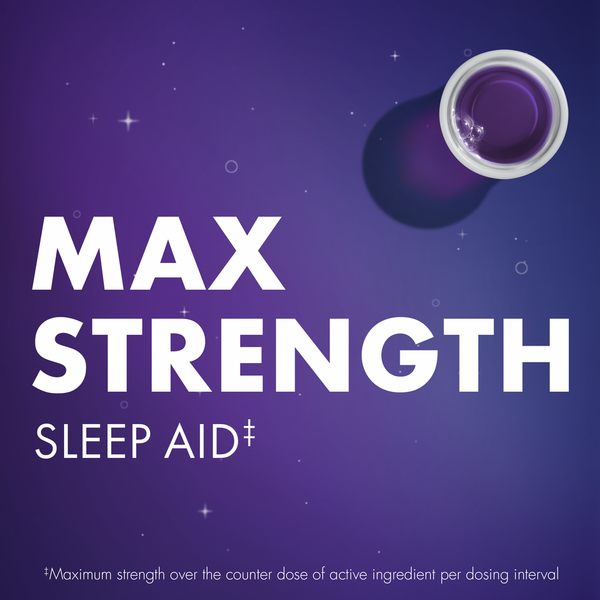 Vicks ZzzQuil, Nighttime Sleep Aid Liquid, 50 mg Diphenhydramine HCl, Warming Berry