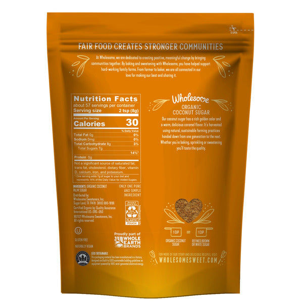 Wholesome Organic Coconut Sugar