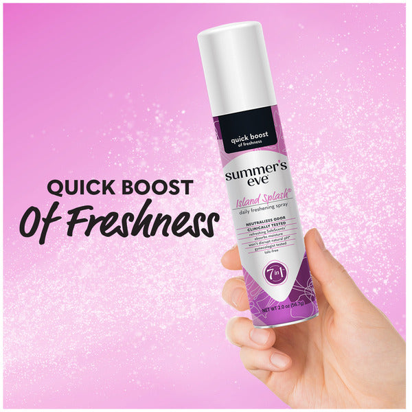 Summer's Eve Feminine Deodorant Freshening Spray, Island Splash