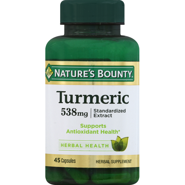 Nature's Bounty Turmeric, 538 mg, Capsules