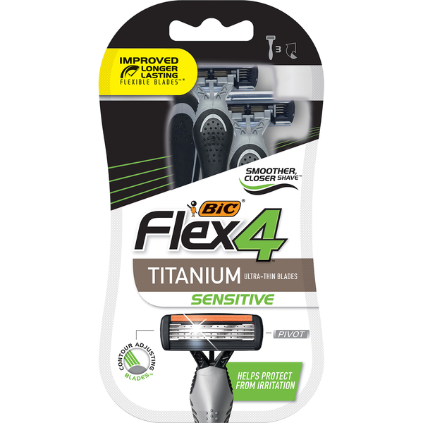 BIC Razors, Sensitive, Titanium