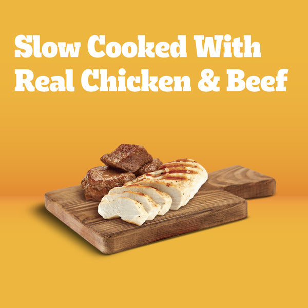 Pedigree Puppy Chopped Ground Dinner Dog Food with Chicken & Beef