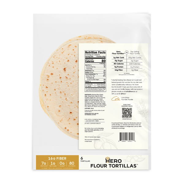 Hero Bread Flour Tortillas