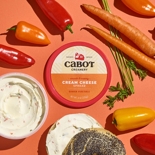 Cabot Garden Vegetable Cream Cheese, 8 oz