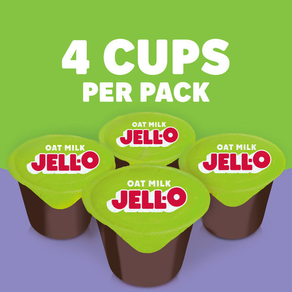 Jell-O Oat Milk Pudding Cups, Chocolate