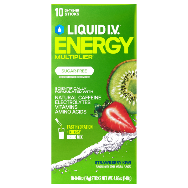 Liquid I.V. Sugar-Free Strawberry Kiwi Drink Mix