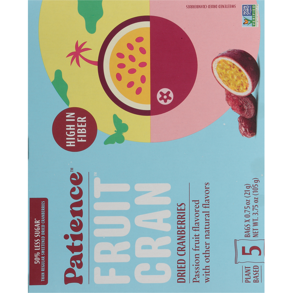 Patience Passion Fruit Flavored Dried Cranberries