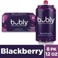 bubly Sparkling Water, Blackberry - Pack️