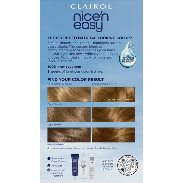 Nice’n Easy 7 Dark Blonde Permanent Hair Color
