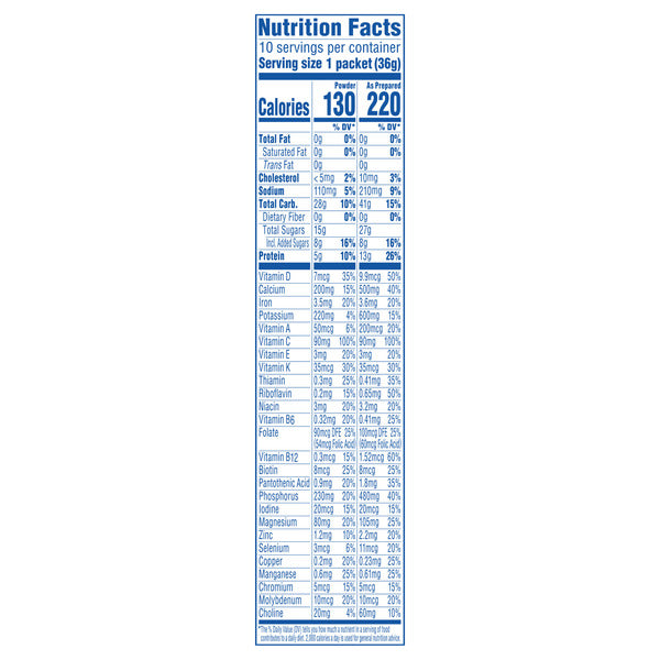 Carnation Breakfast Essentials Classic French Vanilla Nutritional Powder Drink Mix