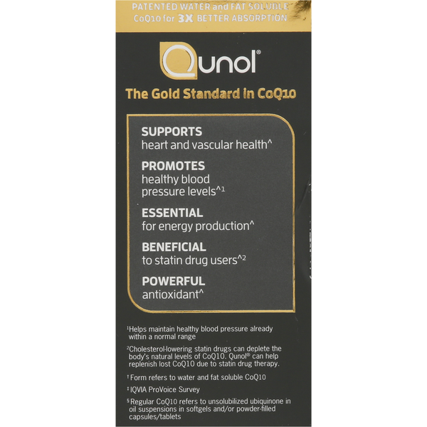 Qunol Ultra CoQ10, 100 mg, Softgels