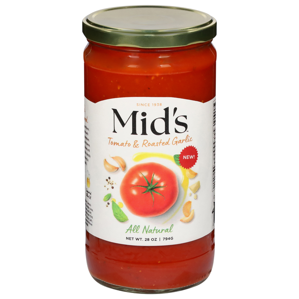 MID’S Sauce, Tomato & Roasted Garlic, Natural