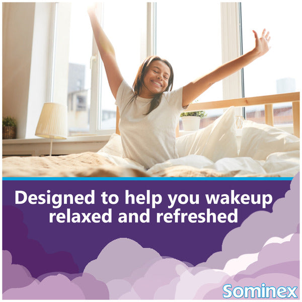Sominex Nighttime Sleep-Aid with Diphenhydramine HCl 25 mg, Original Formula