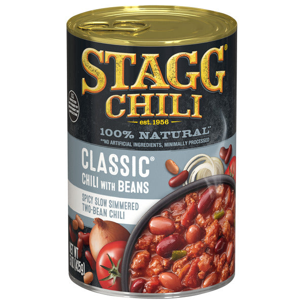 STAGG COUNTRY BRAND CLASSIC Chili with Beans, 15 OZ