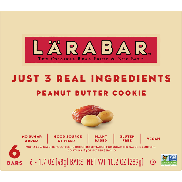 LÄRABAR Peanut Butter Cookie Fruit and Nut Bars