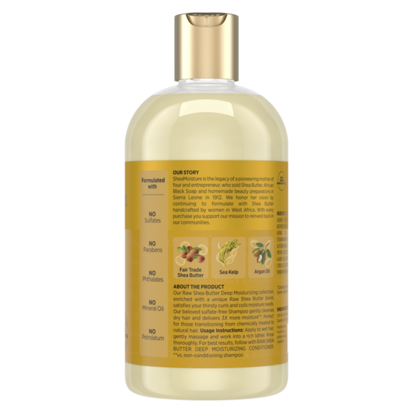 SheaMoisture Deep Moisturizing Shampoo Raw Shea Butter