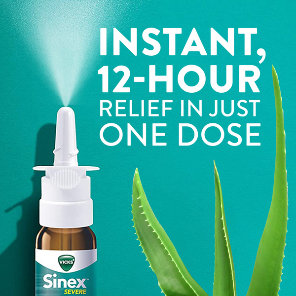 Vicks Severe Moisturizing Ultra Fine Nasal Mist with Aloe, Over-the-Counter Medicine