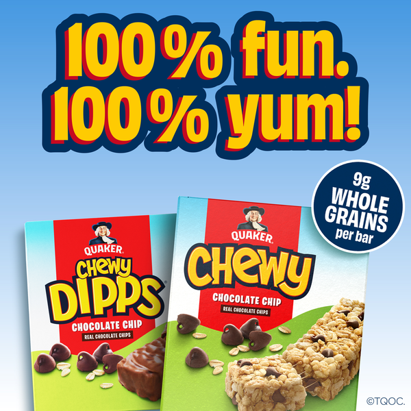 Quaker Chewy Granola Bars, Chocolate Chip - Pack