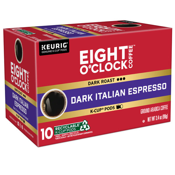 Eight O’Clock Dark Italian Roast K-Cup Pods