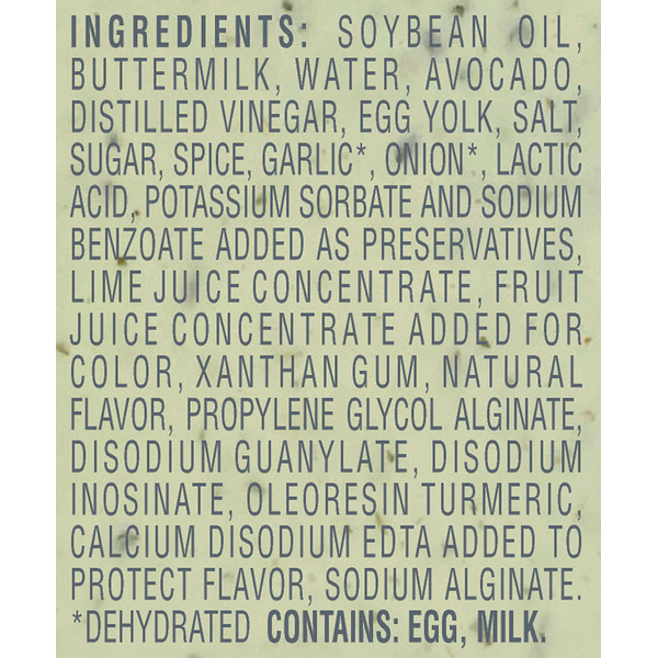 Chick-Fil-A Dressing, Avocado Lime Ranch