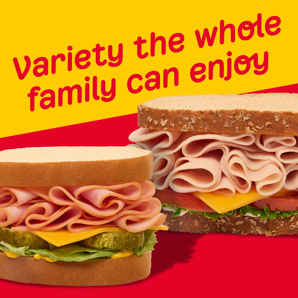 Oscar Mayer Sub Kit with Honey Ham & Honey Smoked Turkey Sliced Deli Sandwich Lunch Meat