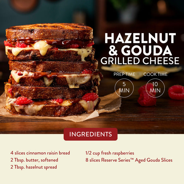 Sargento Reserve Series™ Natural Aged Gouda Sliced Cheese,  8 Slices