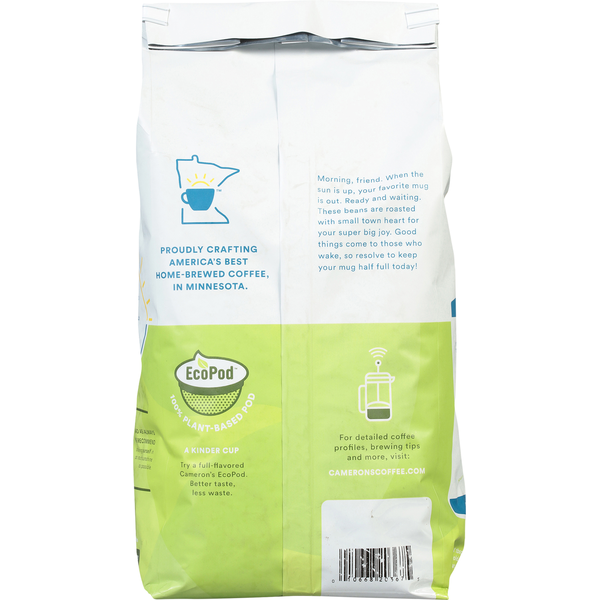 Cameron's Coffee Bag, Organic, Breakfast Blend Light Roast Whole Bean