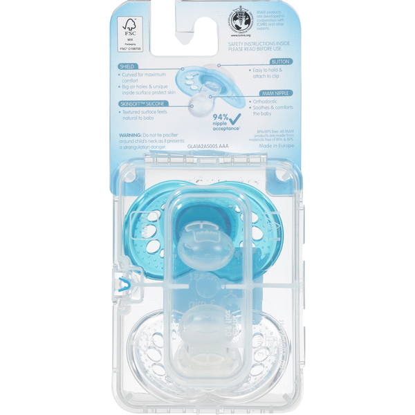MAM Pacifiers, Original, Age 6-16 Months