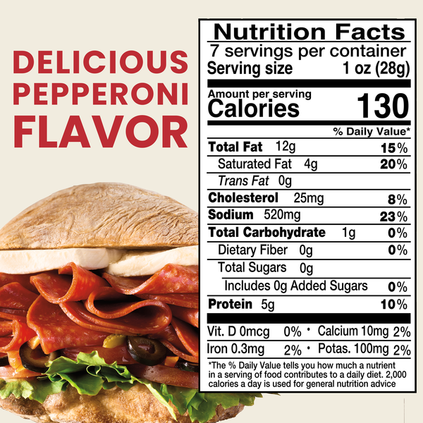 Hillshire Farm Sandwich Style Pepperoni, 7 oz