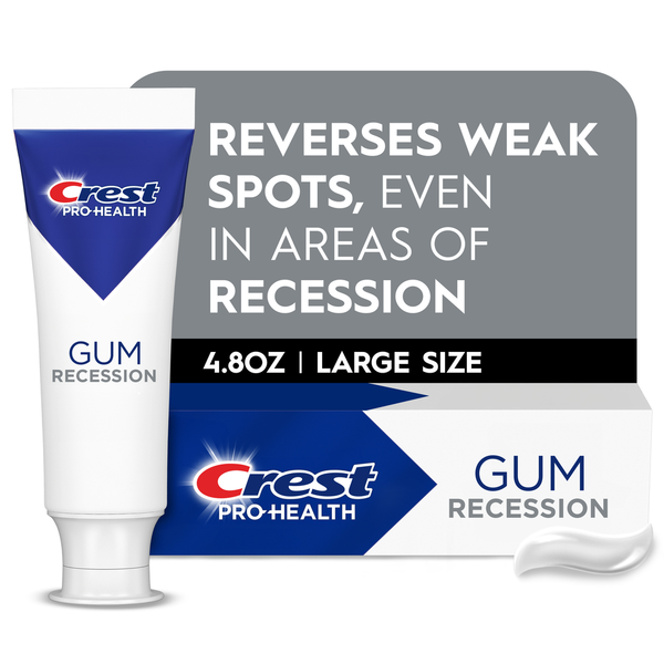 Crest Gum Recession Toothpaste Gum Protection even in areas of recession