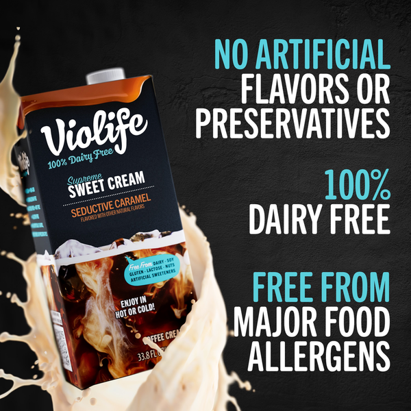 Violife Supreme Sweet Cream Caramel Coffee Creamer, Dairy-Free