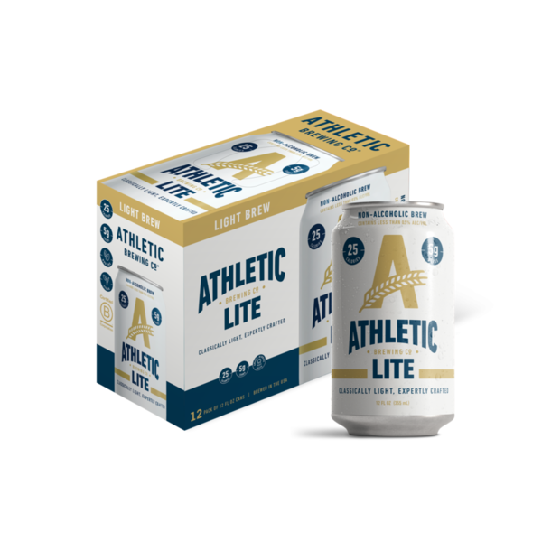 Athletic Brewing Co. Beer, Lite, 12 Pack