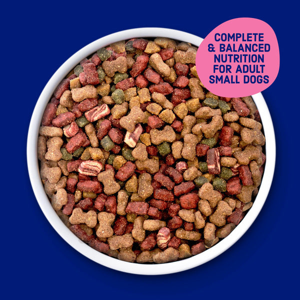 Kibbles 'n Bits Kibbles ‘n Bits Mini Bits Small Breed Savory Bacon & Steak Flavor Dry Dog Food, 16 lb. Bag