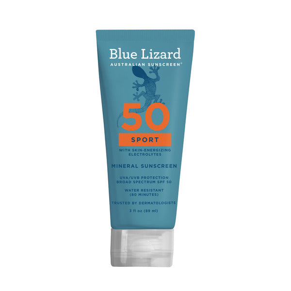 Blue Lizard Australian Sunscreen Sport Mineral Sunscreen SPF 50 Lotion