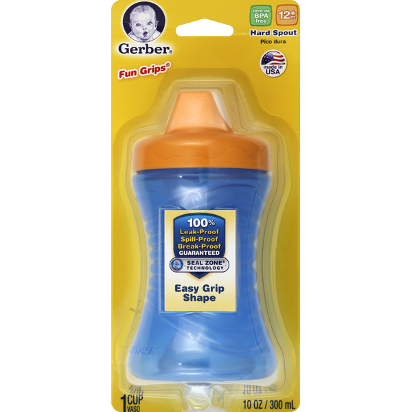 Gerber Cup, Hard Spout, 10 Ounce, 12m+