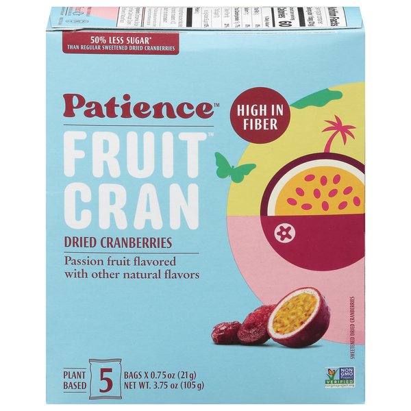 Patience Passion Fruit Flavored Dried Cranberries