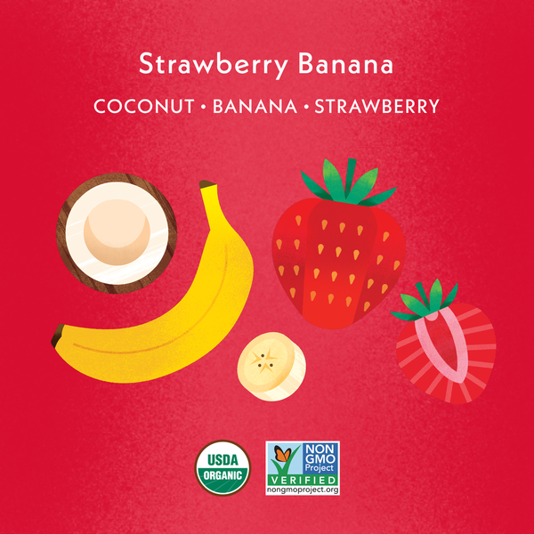 Once Upon a Farm Organic Coconut Melts, Strawberry Banana