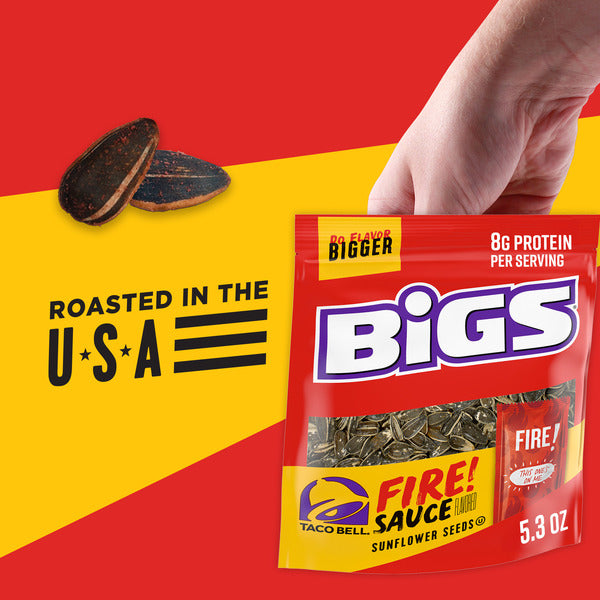 BIGS Fire Sauce Flavored Sunflower Seeds