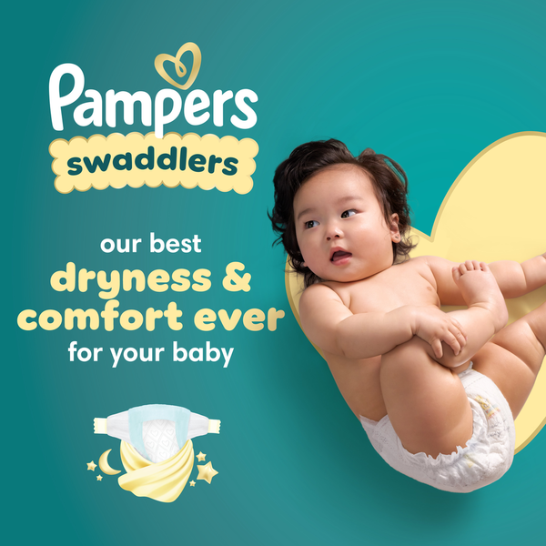 Pampers Swaddlers Diapers, Size S7