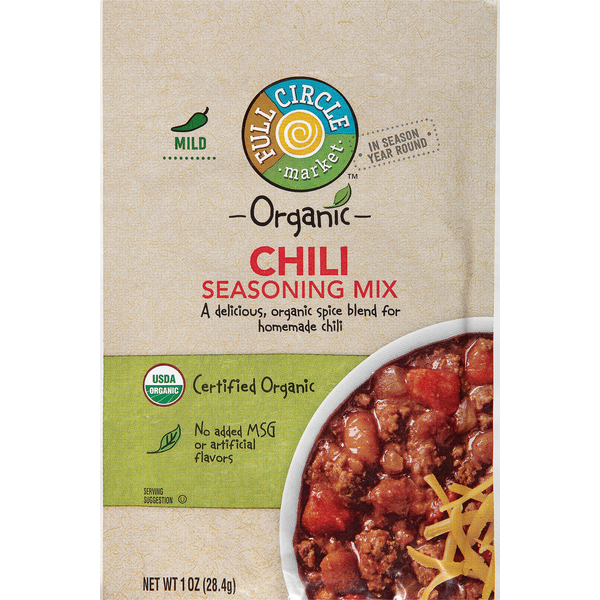 Full Circle Seasoning Mix, Chili, Mild