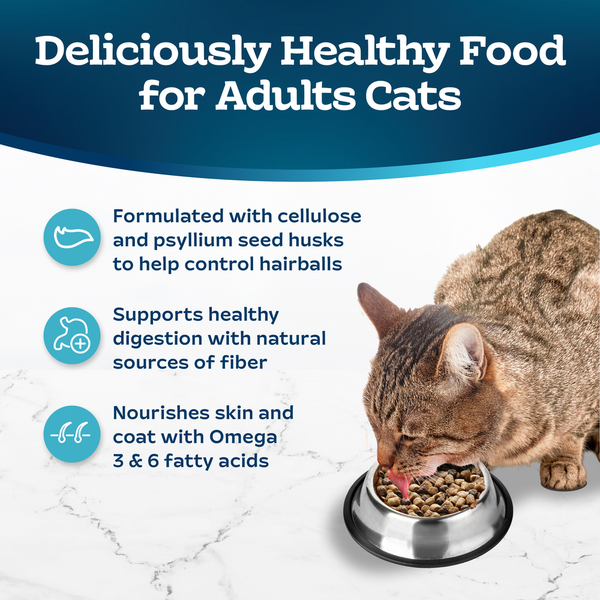 Blue Buffalo Indoor Hairball Control Natural Adult Dry Cat Food, Chicken & Brown Rice