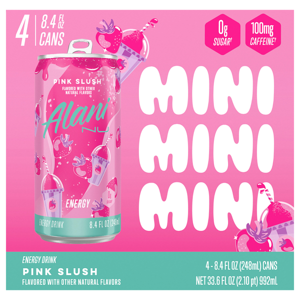 Alani Nu Pink Slush Flavored Mini Energy Drink