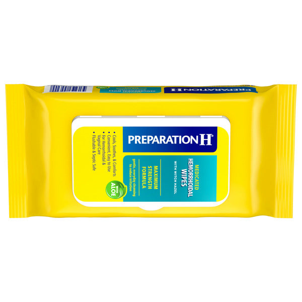 Preparation H Medicated Hemorrhoidal Wipes with Witch Hazel
