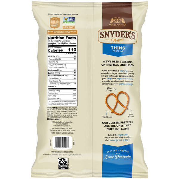 Snyder's of Hanover Thins Pretzels