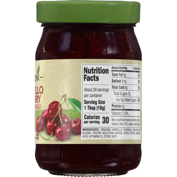 Full Circle Fruit Spread, Morello Cherry
