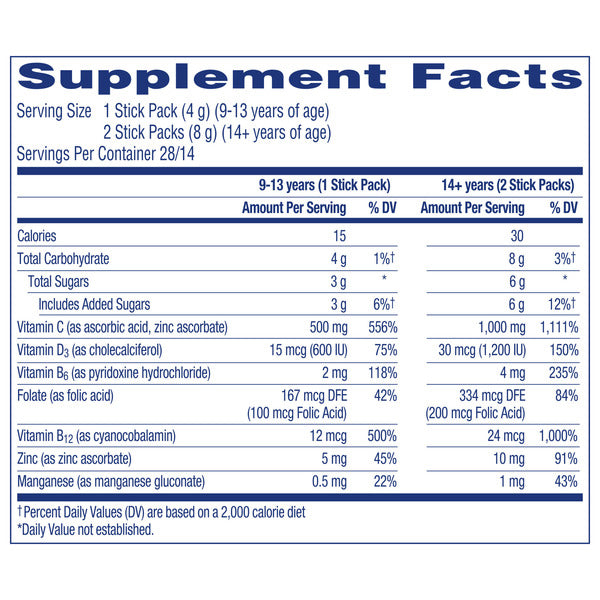 Emergen-C Immune Support Supplement Crystals