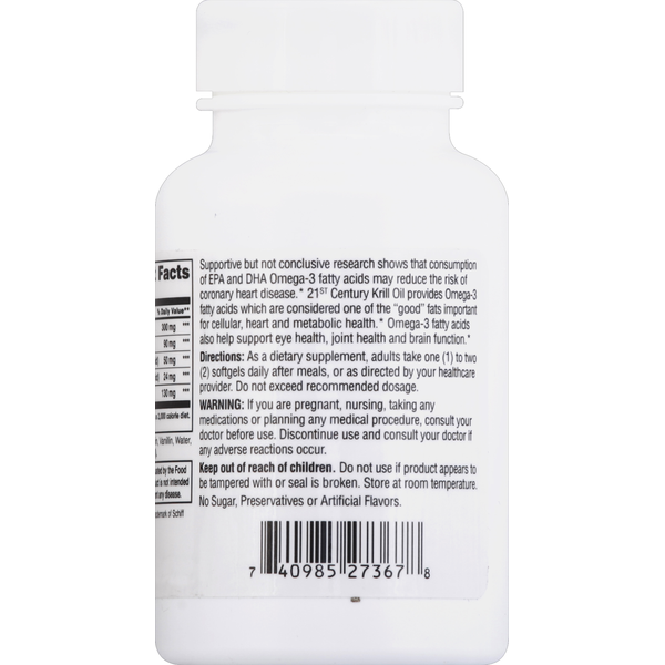21ST Century Krill Oil, Softgels