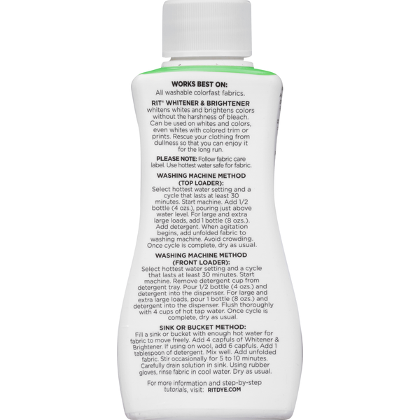 Rit Laundry Treatment, Whitener & Brightener